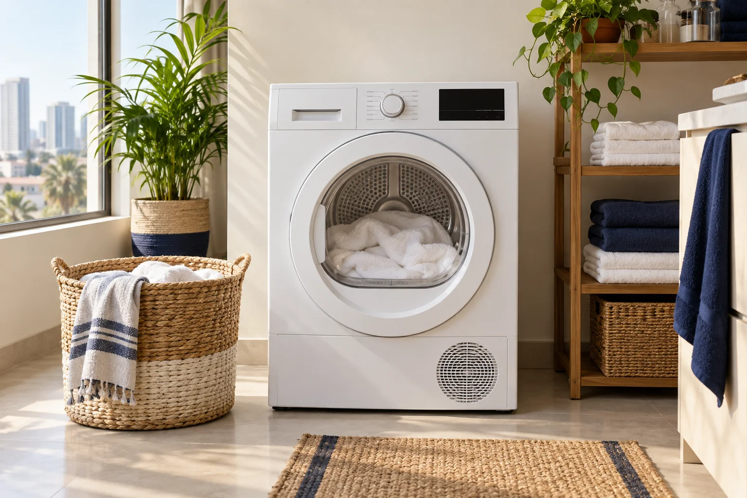 Dryer in a home setting — illustrative image