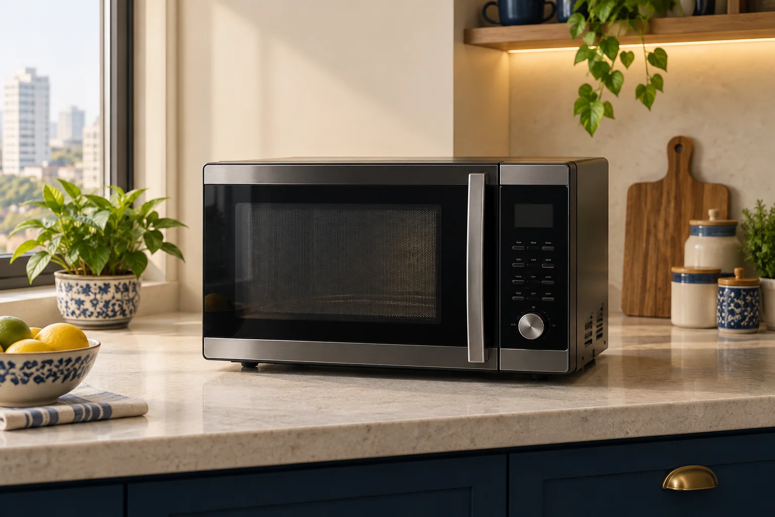 Microwave Oven in a home setting — illustrative image
